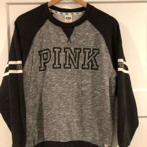 Pink pullover sweatshirt